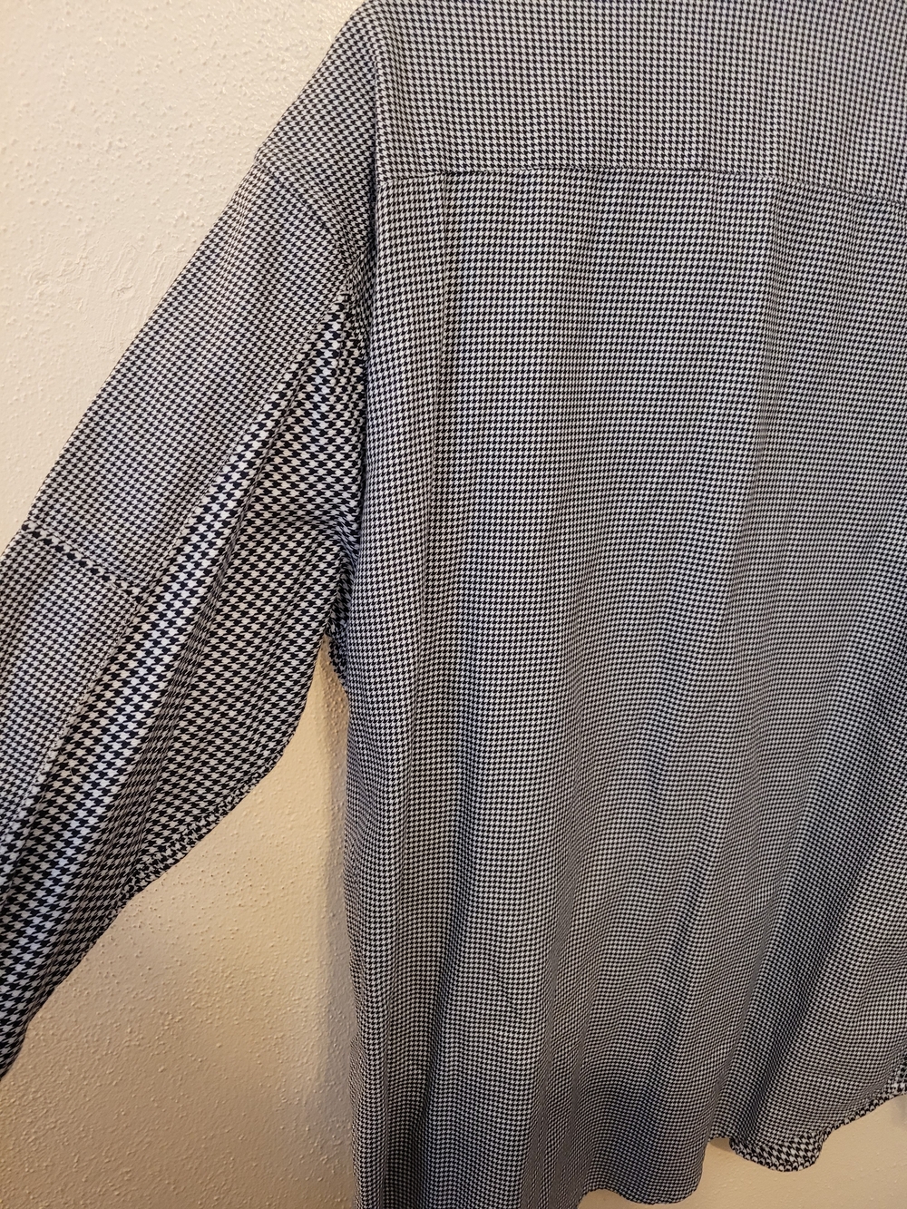 Robert Graham Men's 2XL Houndstooth Button Down Shirt Flip Cuff Cotton - Picture 5 of 8